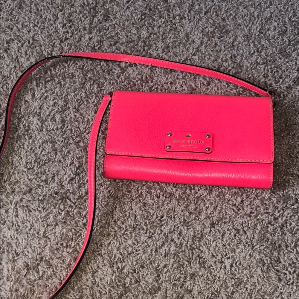 neon pink kate spade